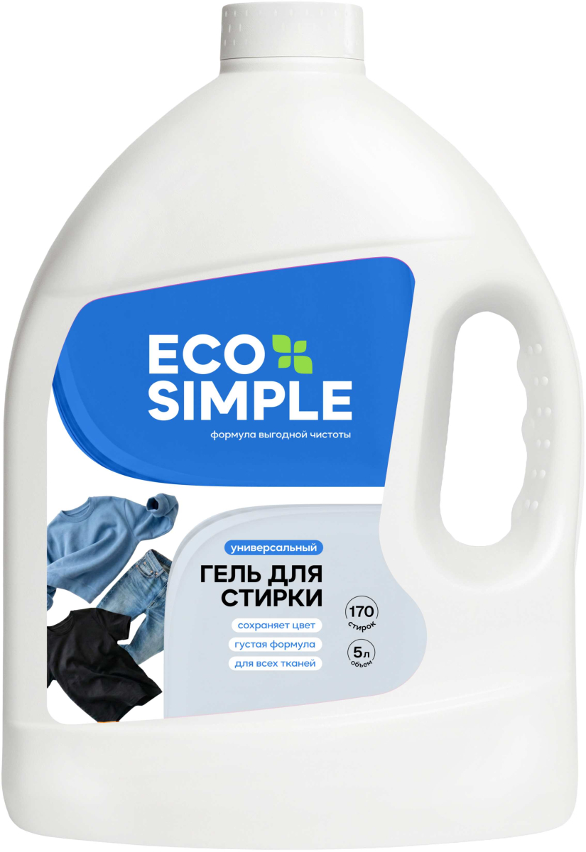 Гель для стирки «ECOsimple» Универсальный  — дополнительное изображение, арт. OZ 02 103